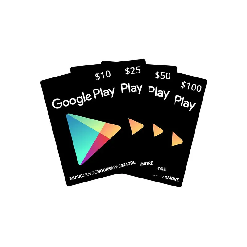 

$50 Gmail Loaded Gift Cards US Recharge Account Google Play google play 50 5 10 100 gift card gift google play card