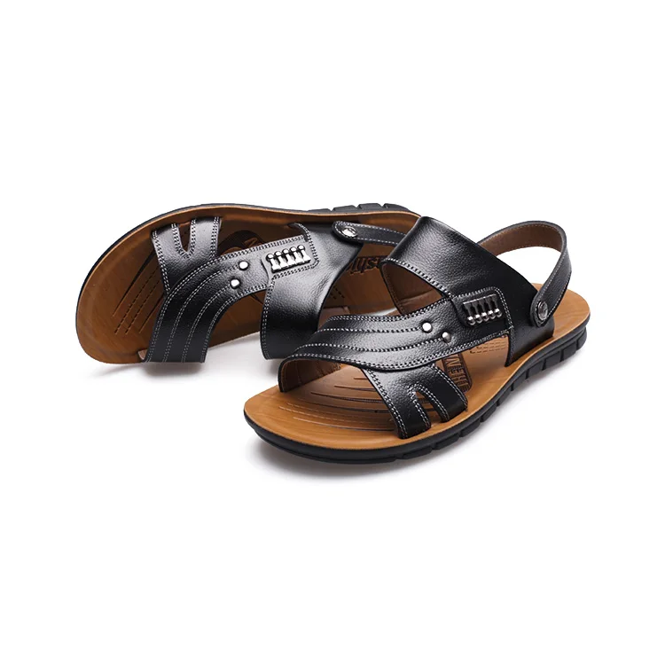 

Beach Style Normal Life Men's Sandals with Adjustable Metal Clasp