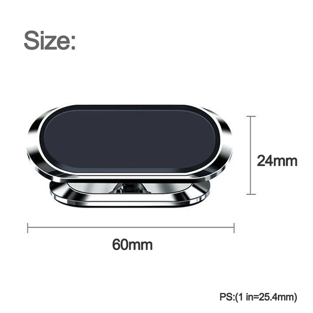 

Mini 360 Adjustable Wall Magnetic Mount Bracket Magnet Mobile Cell Phone Car Holder