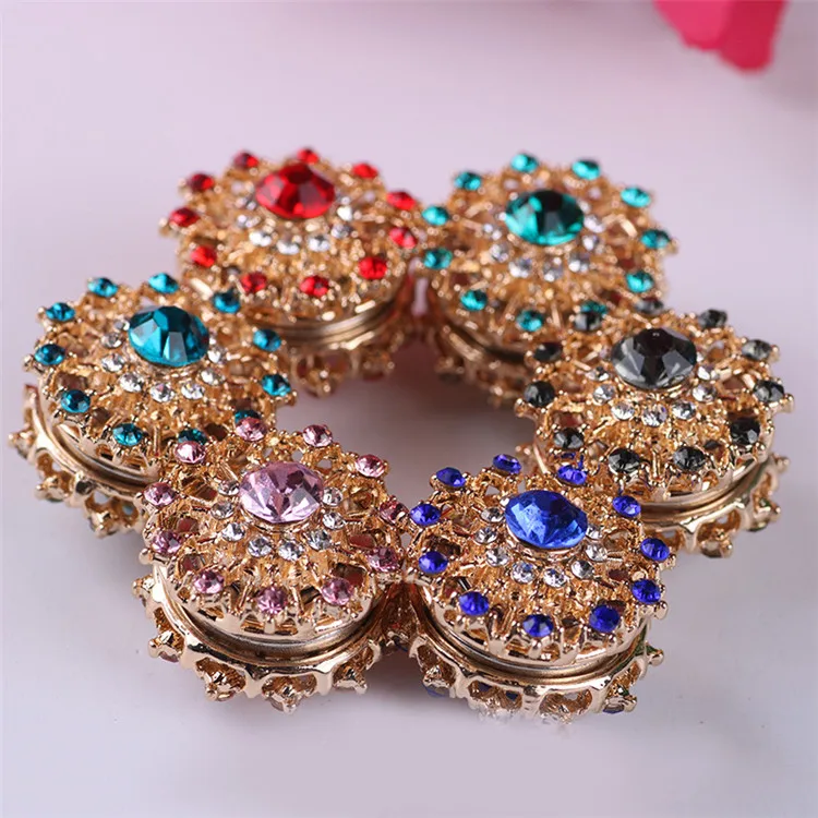

Muslim Crystal Strong Magnetic Buckle Brooch Pin Wholesale Alloy Rhinestone Magnetic Brooches, As the picture shows