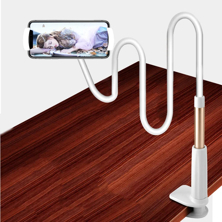 

360 Angle Adjustable Desk Stand Long Arm Flexible Gooseneck Mobile Phone Tablet Mount Holder
