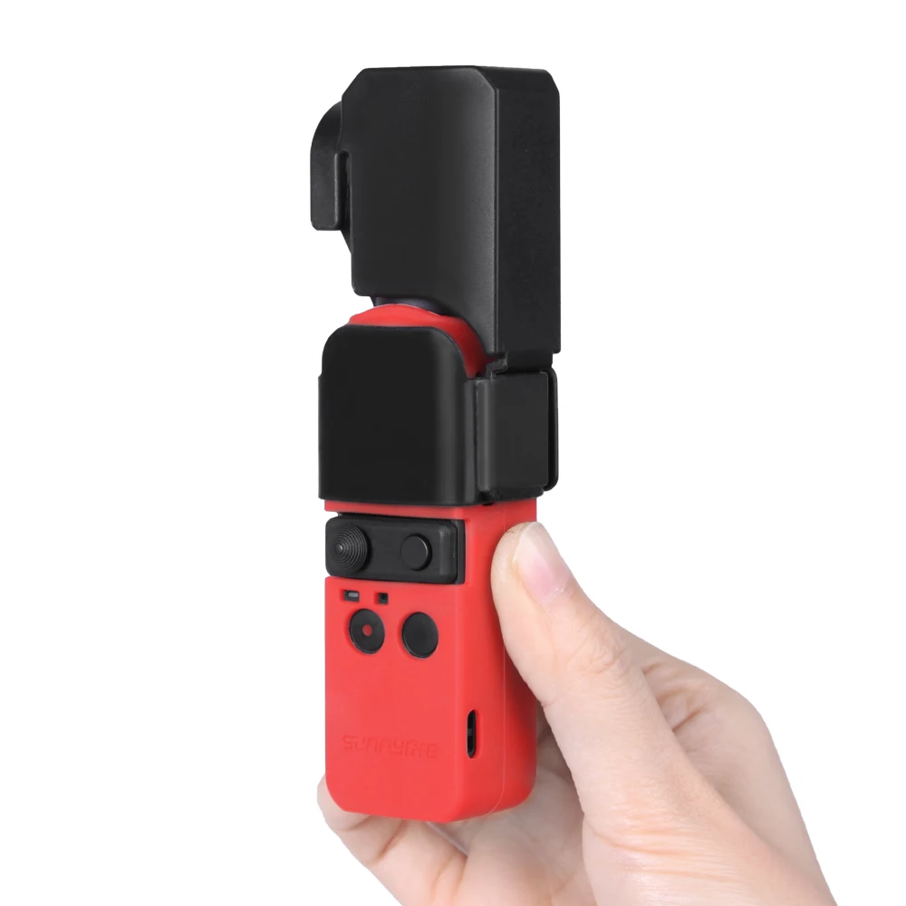 

Sunnylife Integrated Gimbal Lens Cover Protector Screen Protective Case Dust Proof Bump Proof For Pocket 2 Osmo Pocket, Black