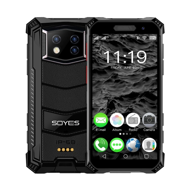 

Original 3.5 Inch Waterproof SOYES S10 Max Mini Strong Rugged Mobile Network 4G Octa Core WiFi PTT Walkie Talkie Smart Phone