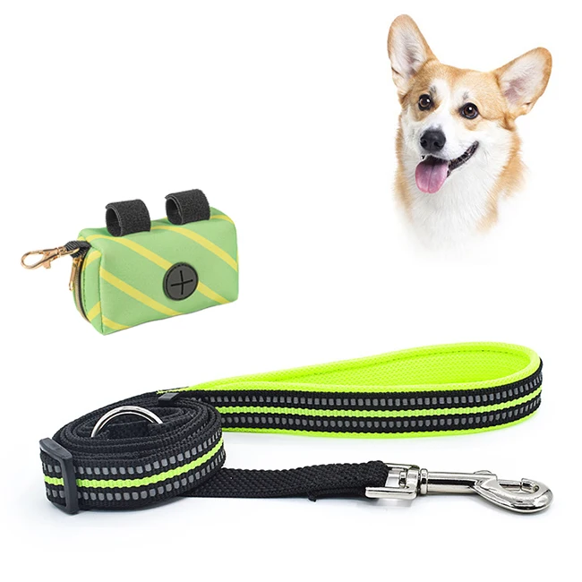 

pet products retractable dog leash reflective strong rope nylon pet leash for small dog, Blue, green, orange, black