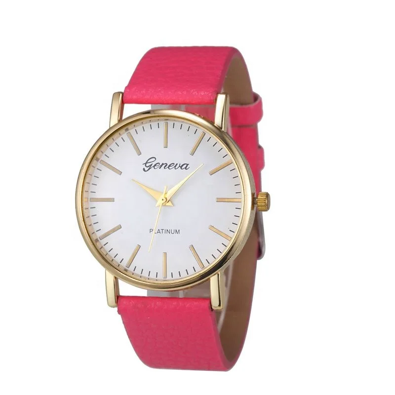 

5398 Custom Stud Scale Watch Distributors And Wholesalers Hot Sell Watch Quartz Geneva Women Watches, 5 colors
