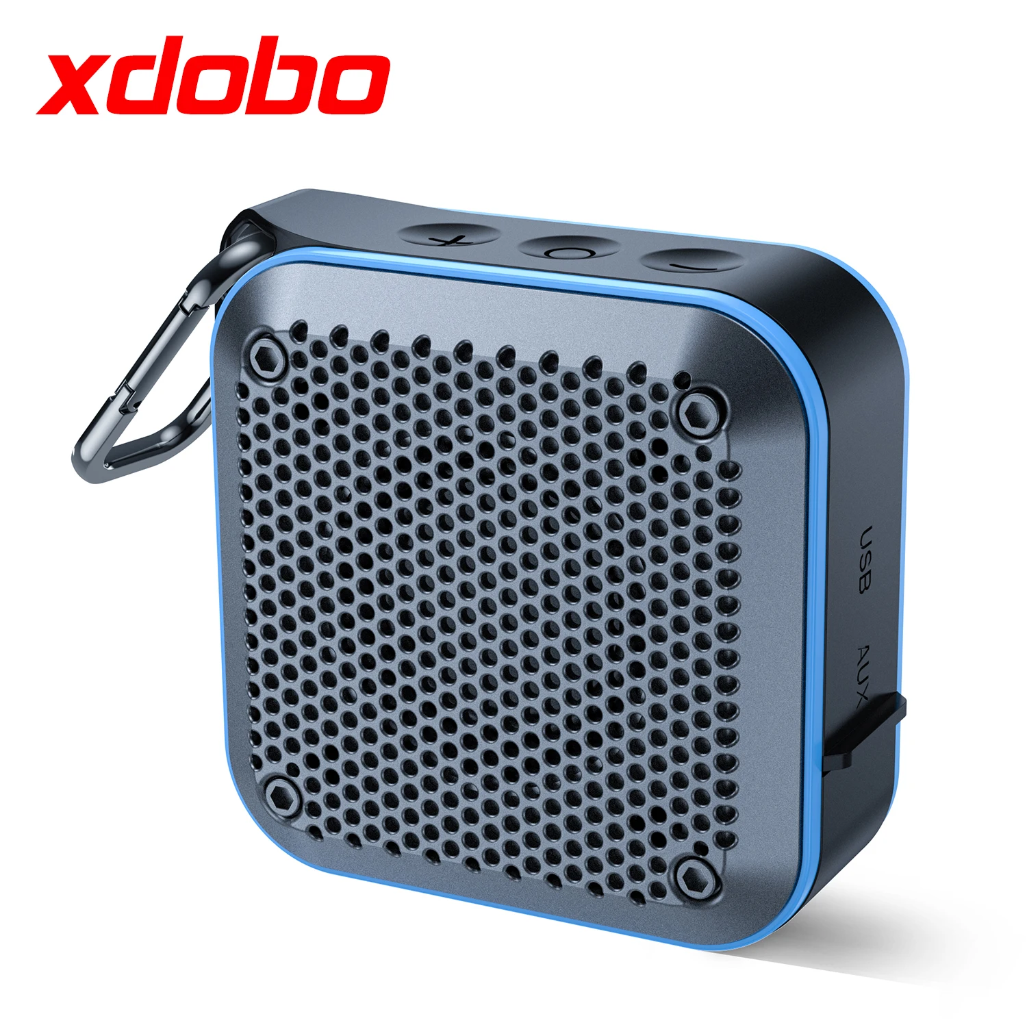 

2021 XDOBO Super Bass Wireless Waterproof Outdoor Power Bank Stereo Portable Speaker, Black,blue
