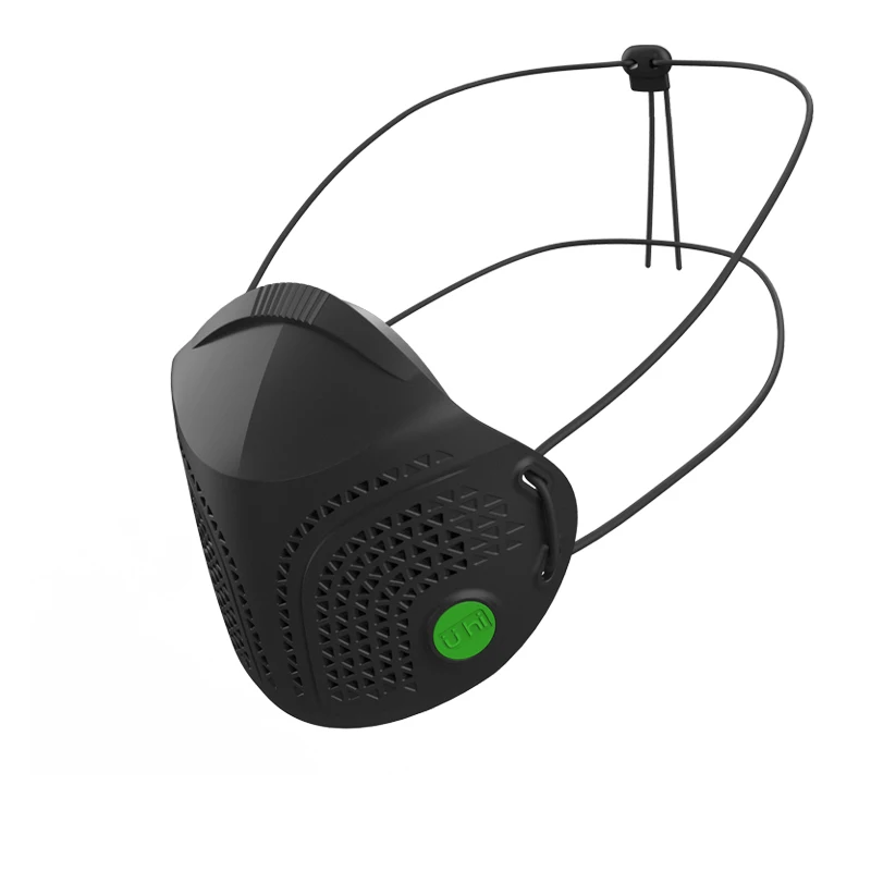 

New Material Instead Silicone Black Sports Mask Breathing Mask
