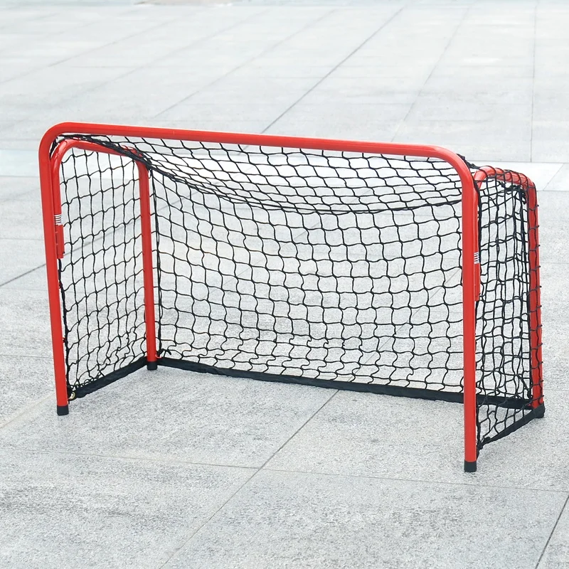 

High quality steel tube Folding portable subsize ice hockey goal, Customize color