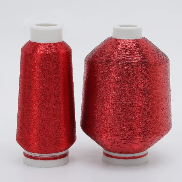 
High toughness hand-woven line sewing thread manufacturers selling polyester metallic yarn 