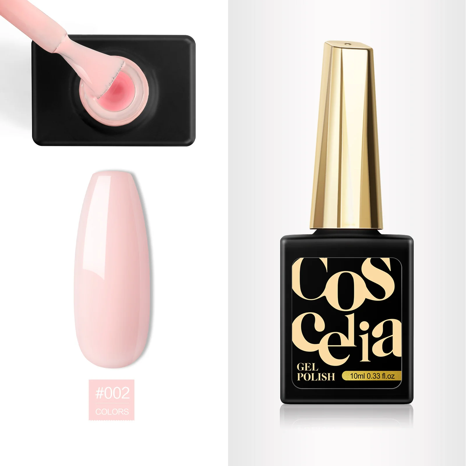 

COSCELIA New Series Gel Nail Polish Custom Logo Nails Salon Supplies High Quality UV Gel, 48 colors