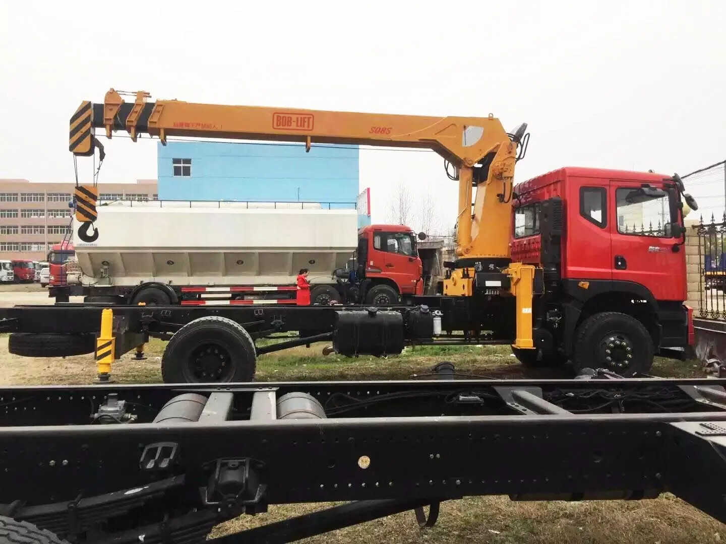 8 Ton Boom Crane Telescopic Boom Stiff Arm Manipulator Construction ...