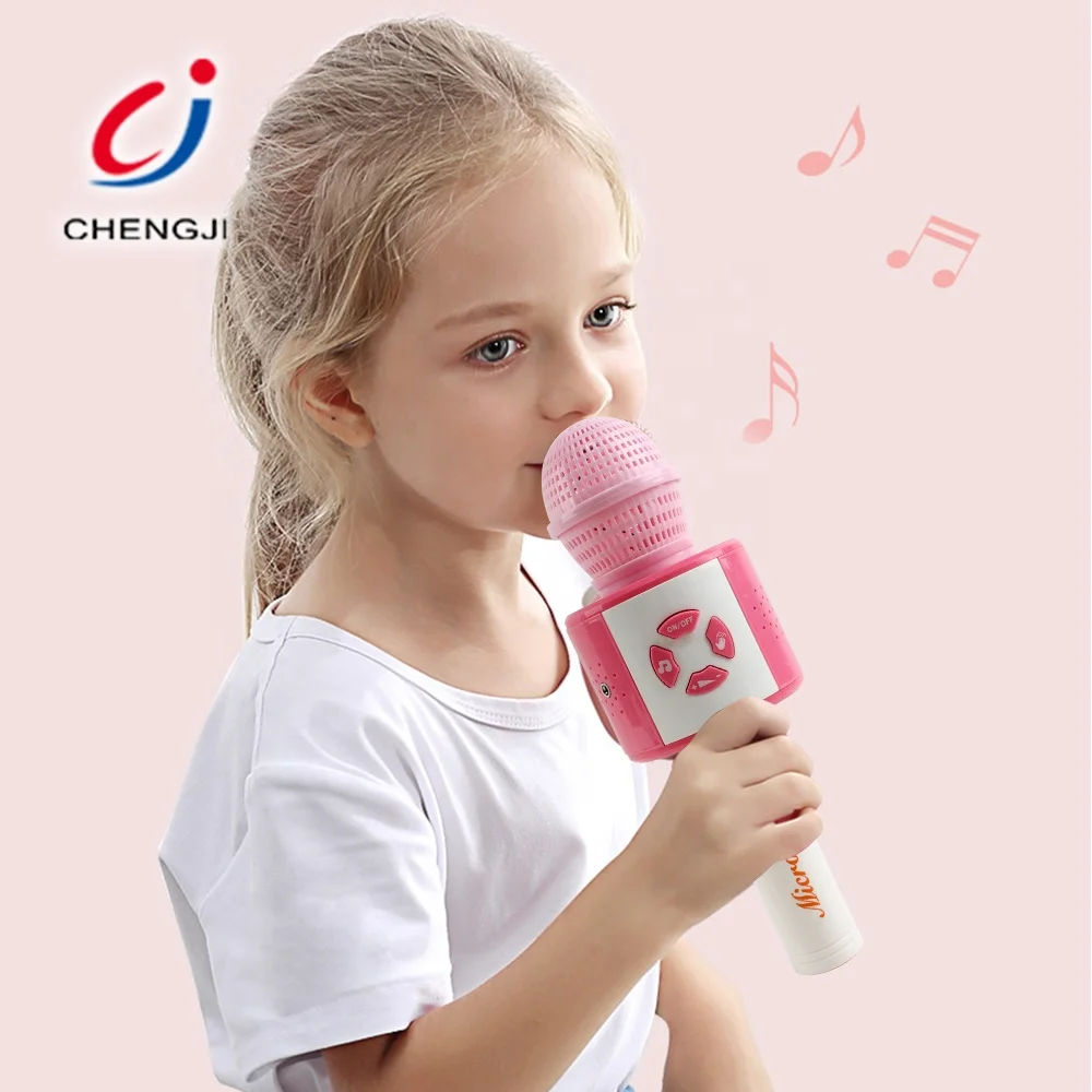 

Funny karaoke singing toy plastic musical instrument microphone for kids