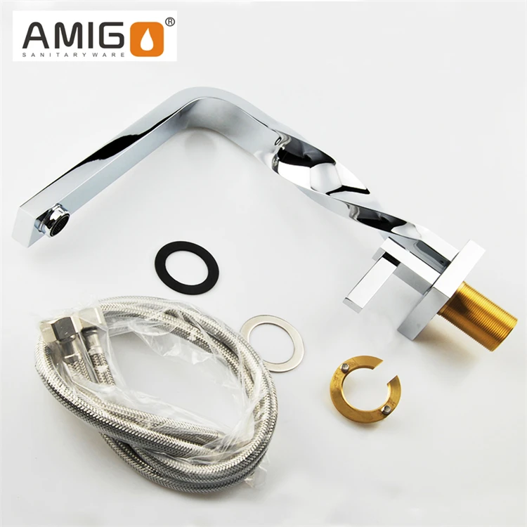 
Kaiping faucet manufacturer single handle wash basin mixer brass sink mixer tap luxury bathroom tap 