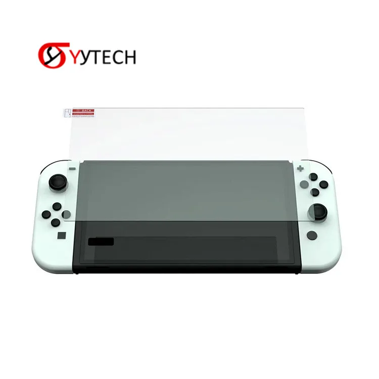 

SYYTECH New Game Console High Transparent Screen Protector Tempered Glass Film for Nintendo Switch NS OLED Game Accessories