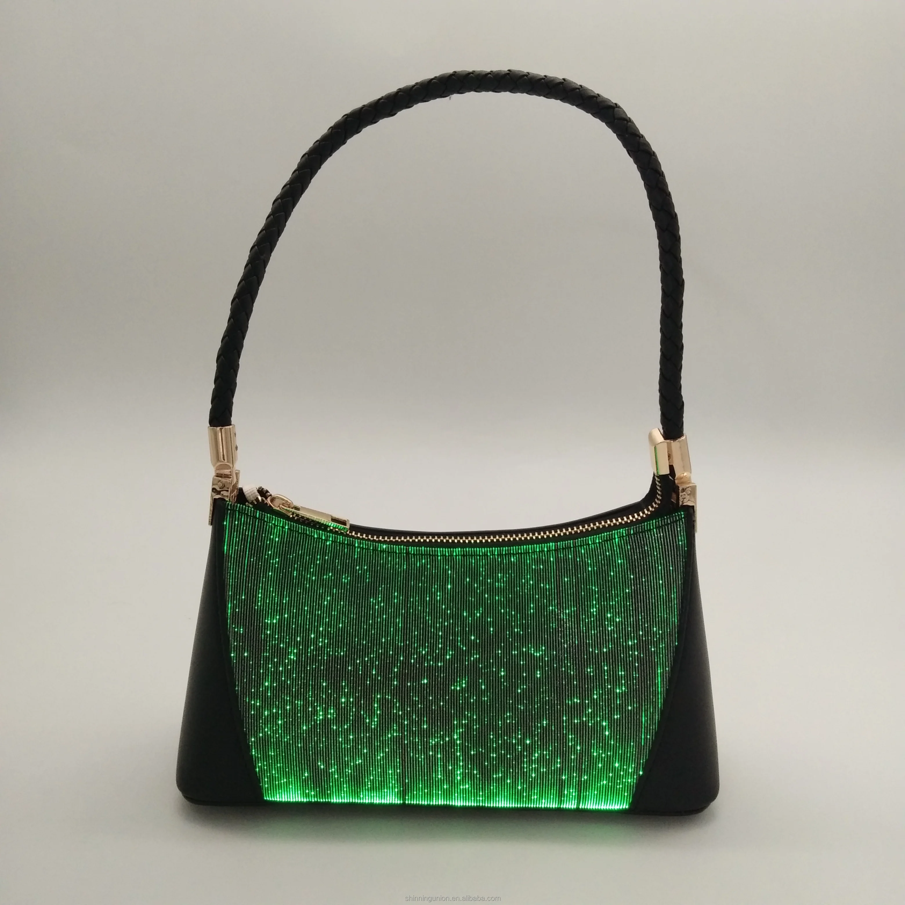 

Fiber Optic Hand Bags LED Light Handbag