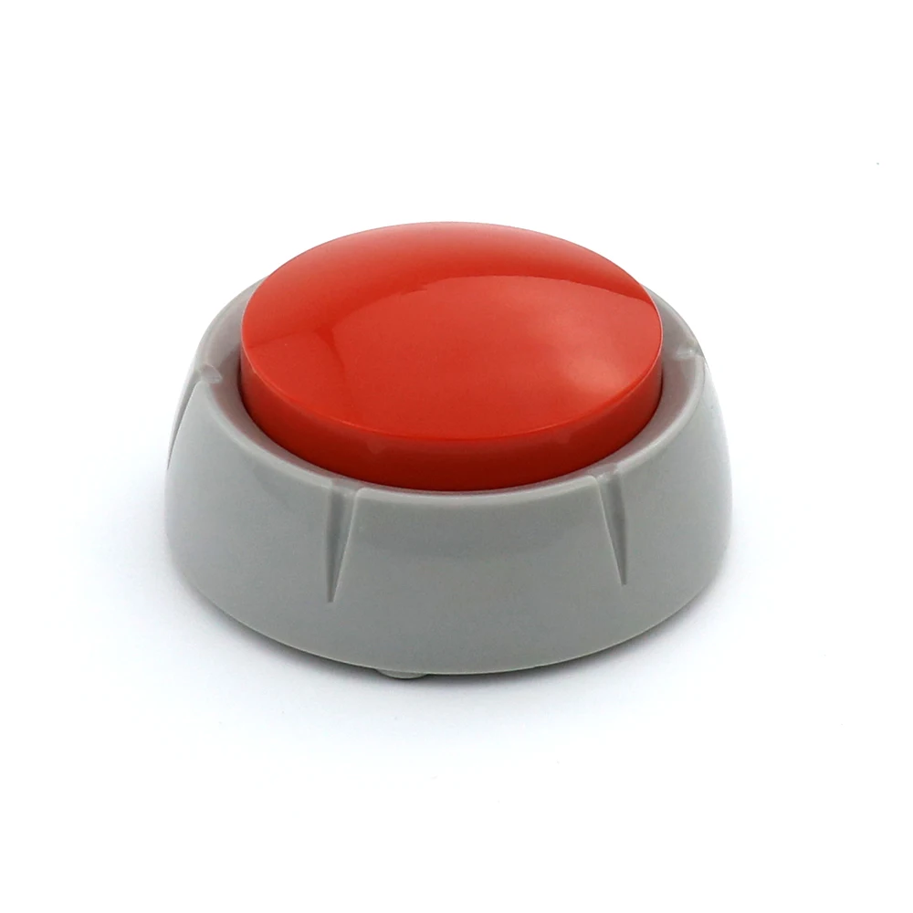 

FULL STOCK fast shipping toy voice button Fancy game show buzzer with customized 30s voice recording, Green,blue or customized