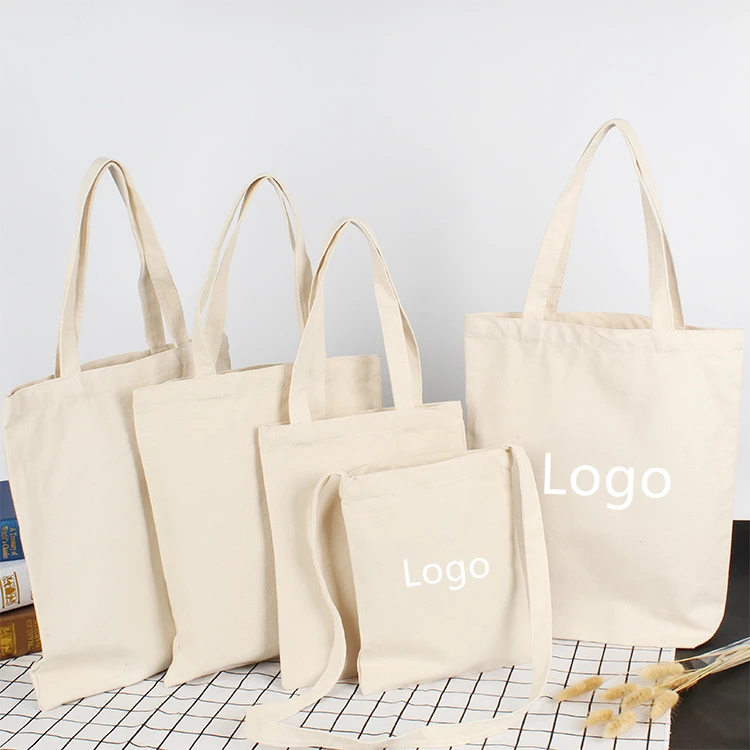 

2021 New Arrival College Cotton Canvas Bag Eco-friendly Shopping Bag Advertising Strong Durable Portable Blank Bag Custom Logo