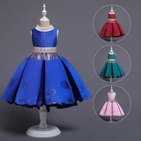 

Hot sale Blue Color wholesale cheap Africa girl princess dresses for party wear