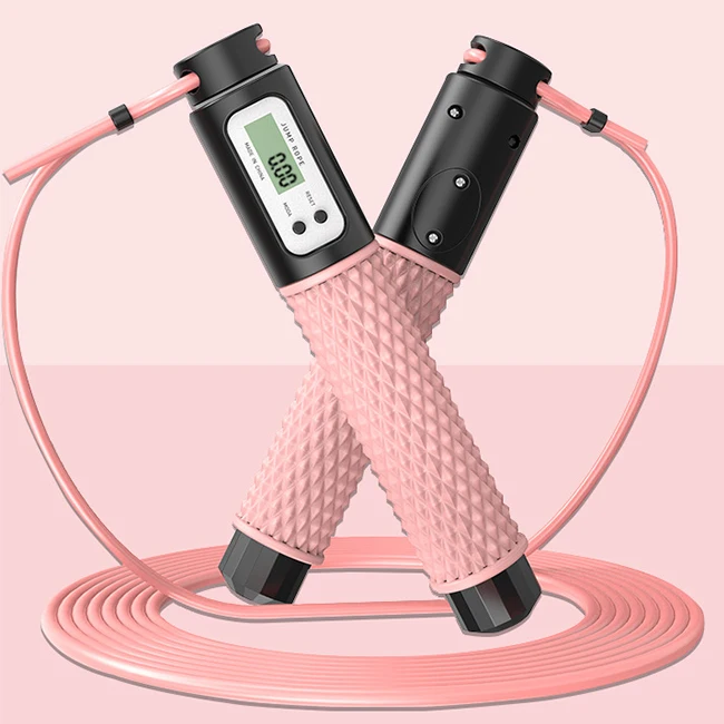 

Home Use Fat Burning Adult Fitness Jump Rope Adult Intelligent Smart Jump Rope with Counter, 2 colors