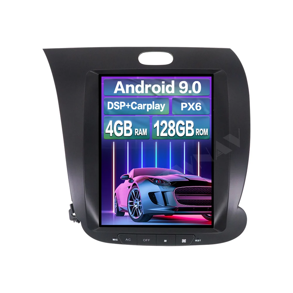 

Tesla Style Android 9.0 4GB For Kia Cerato K3 Forte 2013 - 2017 GPS Navigation Multimedia Player Auto Stereo Radio
