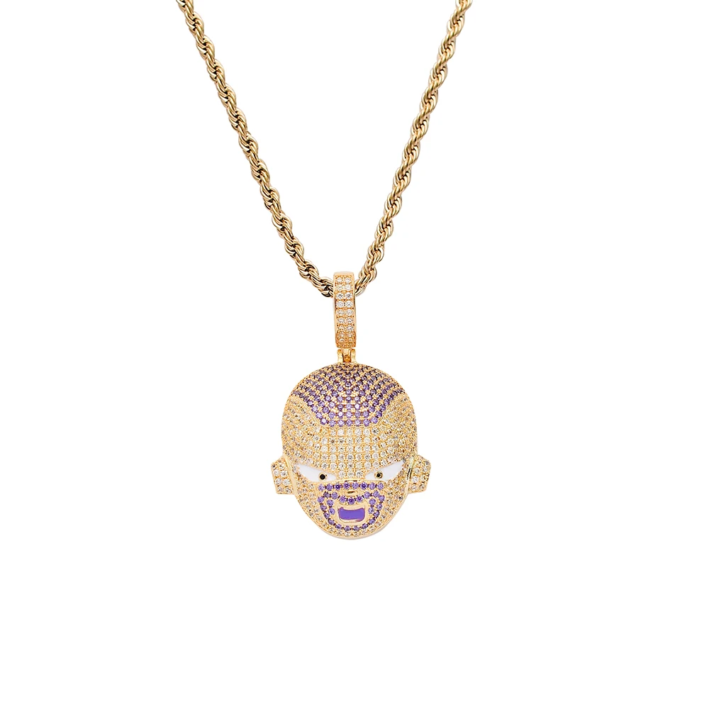 

CN243 Necklace Pendant Brass Micro pave with CZ Bling Bling Mens Pendant Hip Hop Jewelry