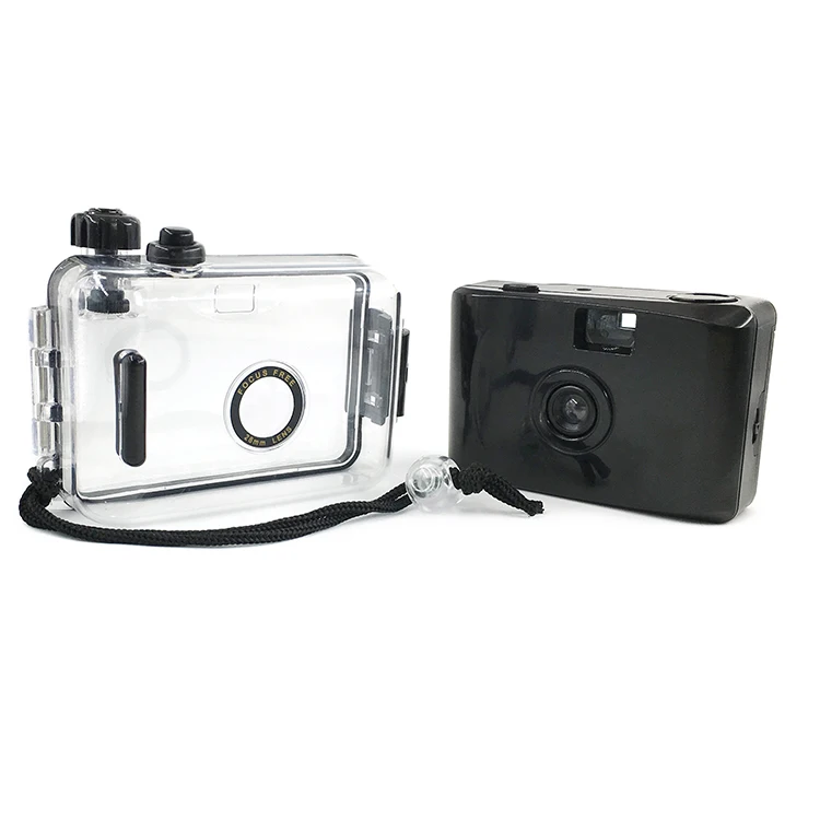 
Beestar Plastic Fixed Focus Manual Vintage Pure Color black color Mini 35mm Film Camera Instant Camera 