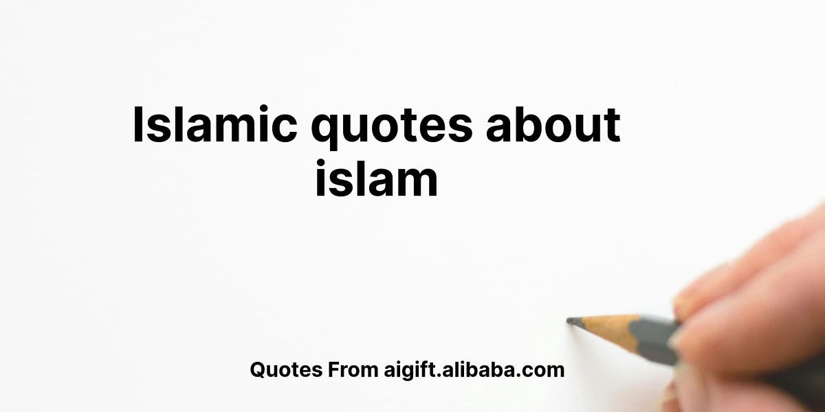 islamic quotes about islam