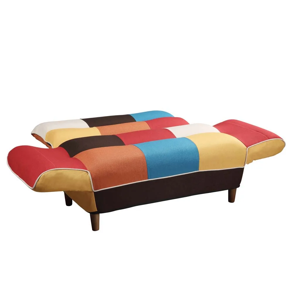 

Modern Fabric Colorful Convertible Foldable Sleeper Couch Sofa cum Bed for living room, Customizable