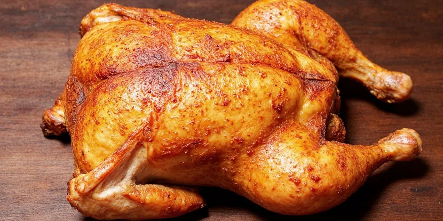 Dry brined chicken on a tray before cooking