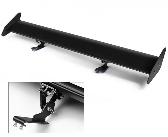 

Aluminum alloy Vehicle Trunk Wing Auto Rear Roof Fins Hatchback Free to Punch rear Car Spoiler Universal