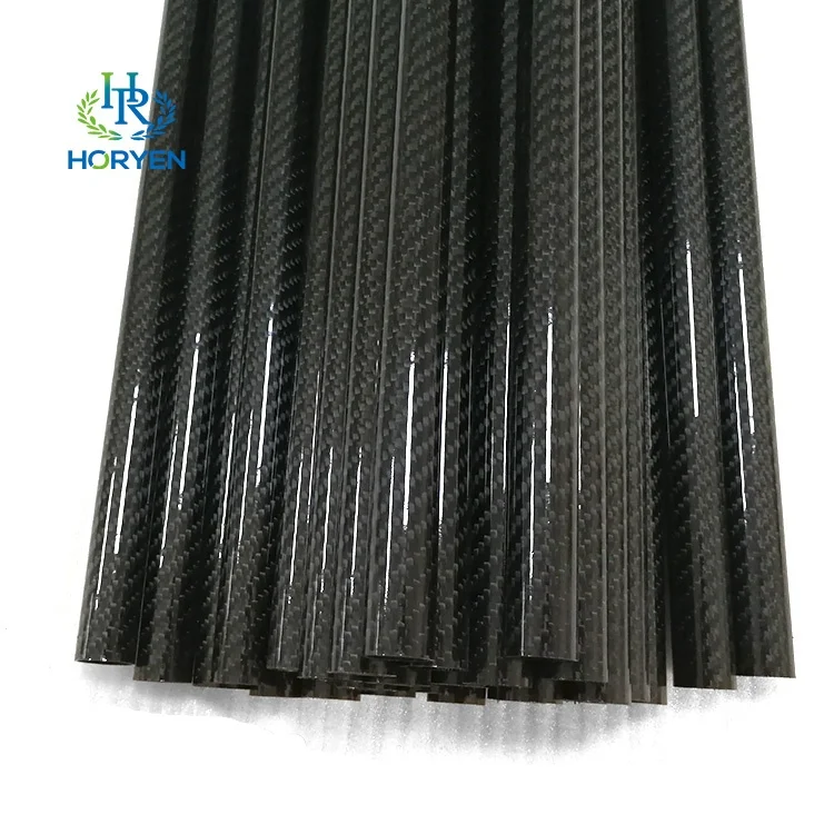 

High quality long 100% carbon fiber tubes 10mmx8mmx1meter