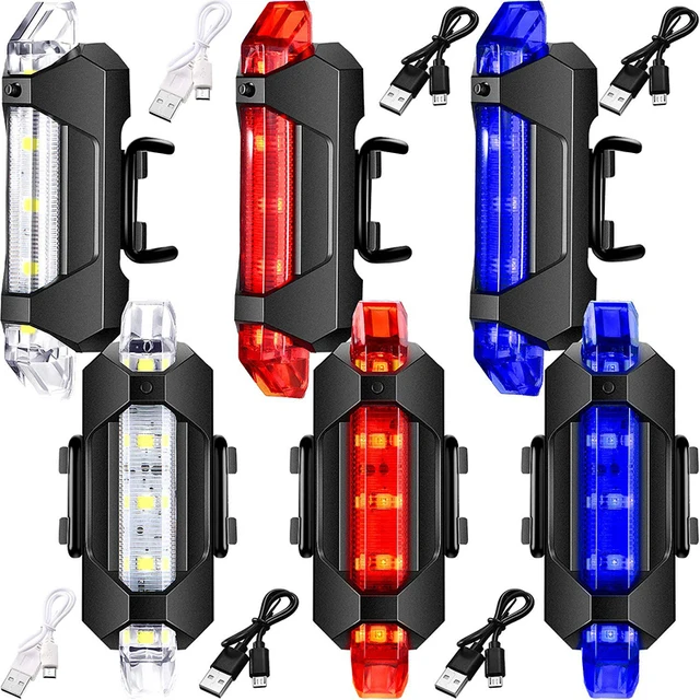 

Cycling Bicycle Lights USB Rechargeable Bicycle Lights Waterproof Bicycle Headlights Taillights Suitable For Mountain Road, 6 color