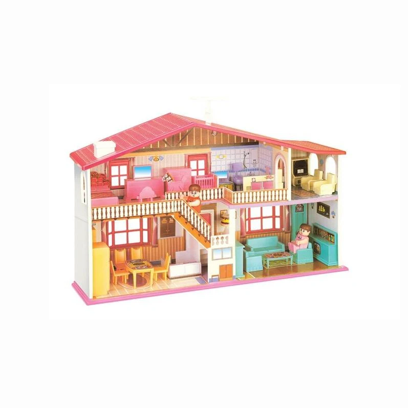 Kids Play Doll House Pretend Play Set Diy Furniture - Buy Kids Play ...