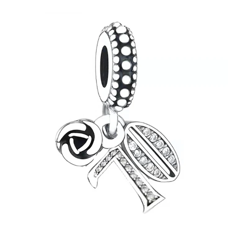 

Fine Jewelry Silver Pendant Fit Original Pandora Charms Bracelets Necklace 925 Sterling Silver 70TH Flower Dangle Charms