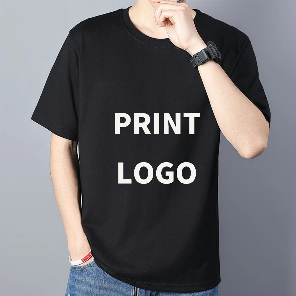 

160gsm 100% Cotton Blank Tshirts Camisetas Kaos Polos Poleras Personnalisable China Custom Logo Crew Neck Men'S T-Shirts