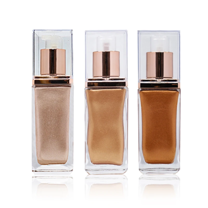 

New arrival highlighter vegan highlighting cream body shimmer, 3 colors