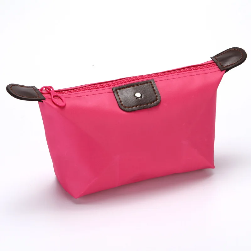 

Wholesale Korean Style Cute Dumpling Candy Color Folding Makeup Bag