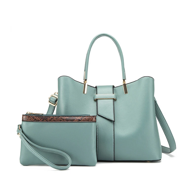 

EG442 Wholesale 2021 new arrivals luxury ladies hand bag private label leather handbags set purses