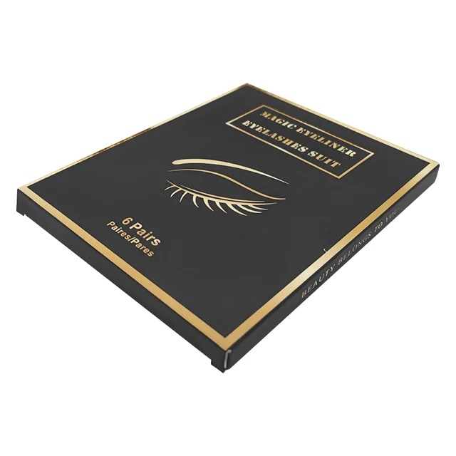 

Factory direct sale price is cheap high quality magic eyeliner lash set