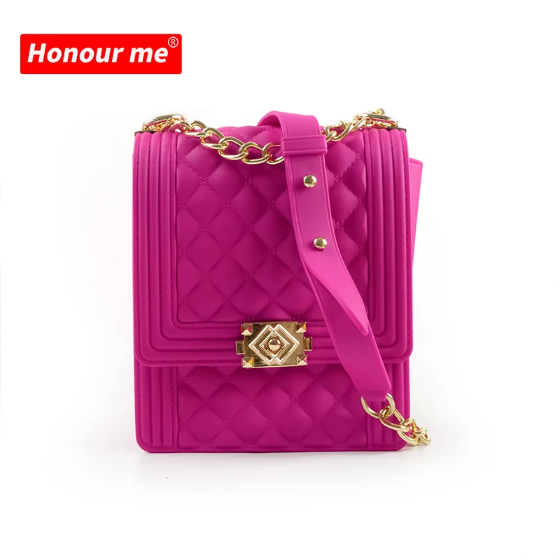 

2021 new arrive fashion Selling jelly Colorful messenger purse and handbag for Woman ready to ship