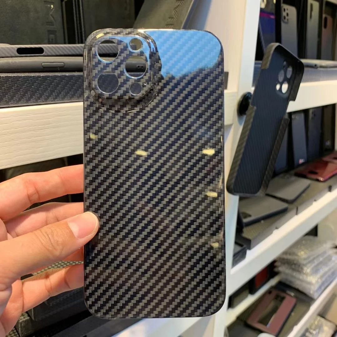 

Biipaer 100% Real Pure Carbon Fiber Phone Case For iphone 12 pro Ultra-thin Anti-Fall Hard Cover For iphone 12 pro Max 12