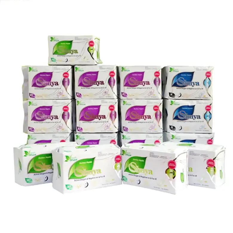 

Customized Feminine Vaginal Care Anion Sanitary Napkins Pad Anion