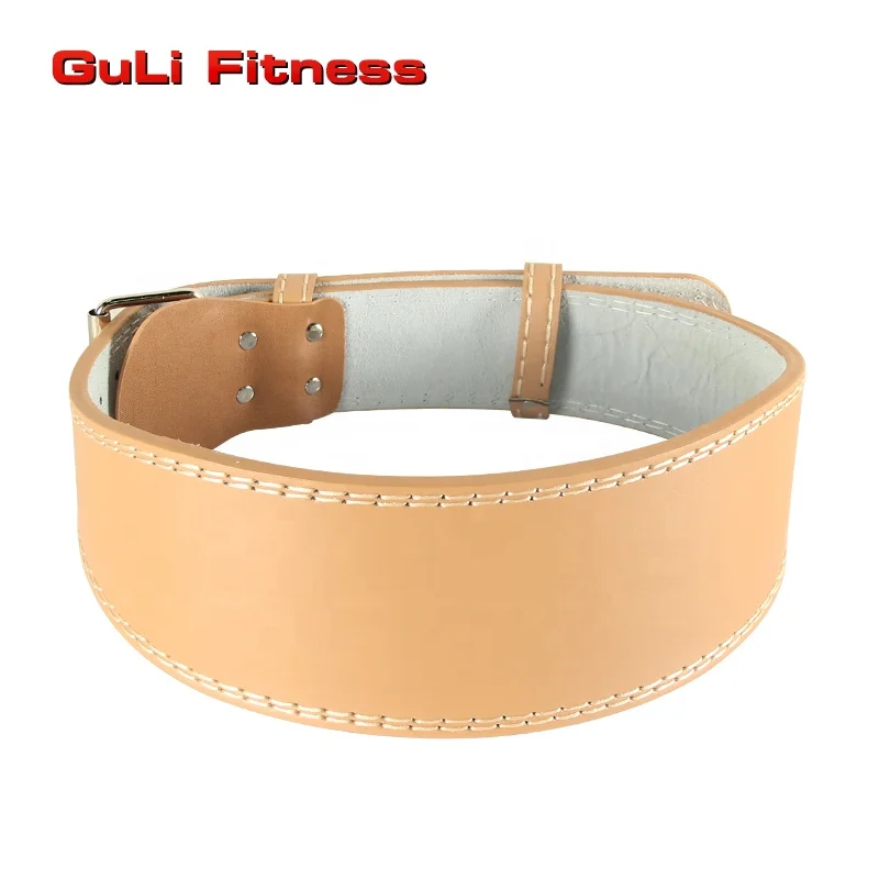 

Leather Weight Lifting Belt for Men and Women Durable Comfortable and Adjustable with Buckle Stabilizing Lower Back Support for