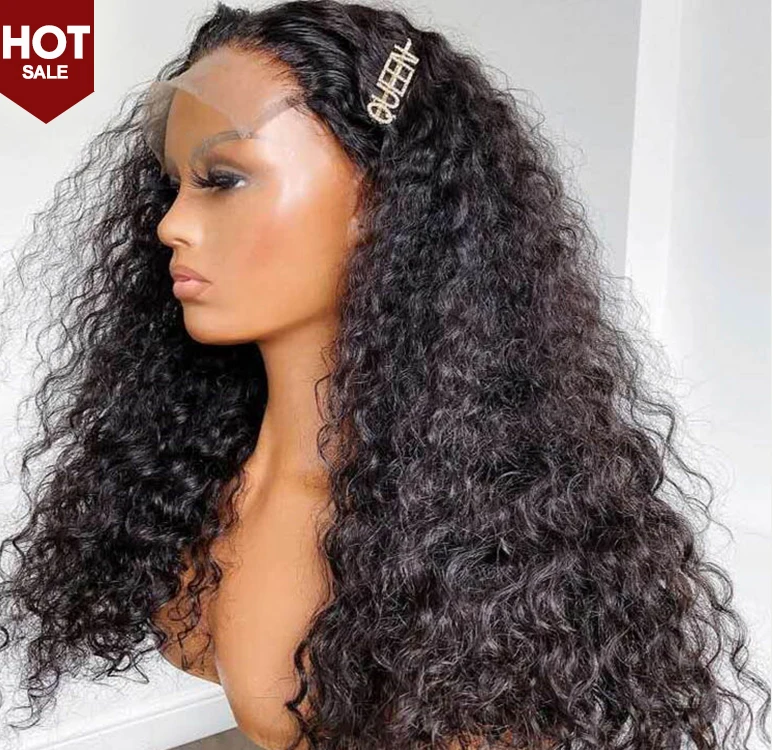 

Ready to wear brazillian 100% natural grade 10a Virgin human hair pre plucked 4x4 lace closure afro kinky Curly wig hd lace