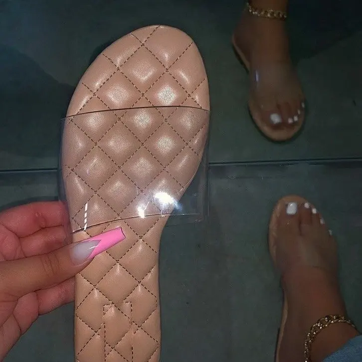 

luxury fashion sandal and slipper shoes custom slides slippers for women, 3 colors