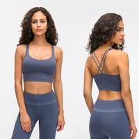 

2020 new styles lulu align Sports sexy back cross running workout yoga bra