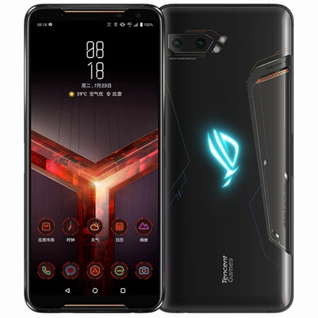 New ASU ROG Phone 2 ROG Gaming Phone ii 8GB RAM 128GB ROM, Game Smartphone, Snapdragon 855 Plus 6000mAh 6.59" Screen 2340*1080p