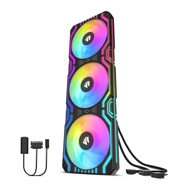 

Customized Professional ASIAHORSE MATRIX-Black-360mm Led Color Cpu Cooler Computer Case Fan