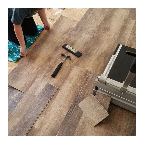 

Changzhou New Material Good Quality Luxury Vinyl Planks Anti-Static LVT PVC Click Flooring