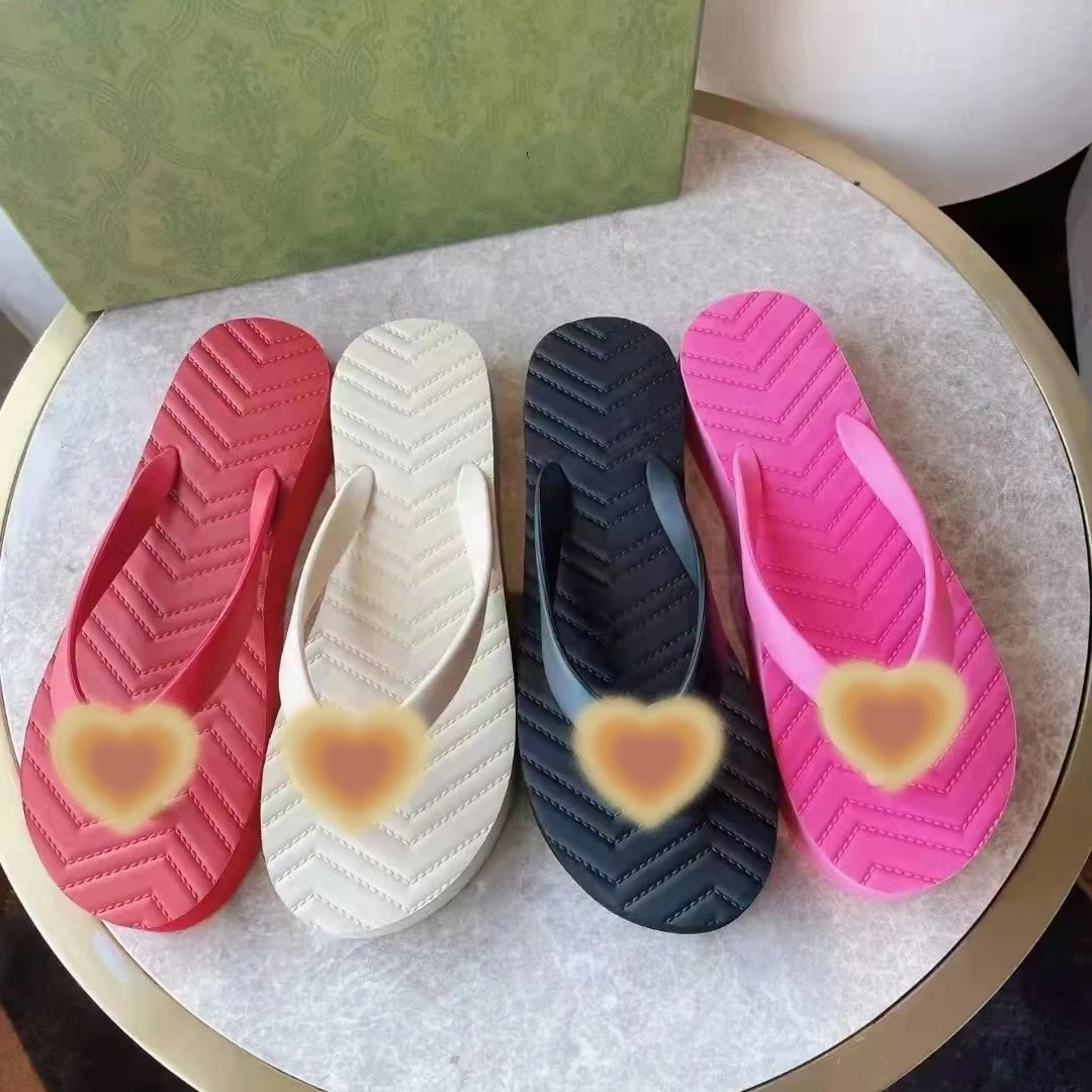 

2021 New Arrival High-Quality Brand Flipflops Wedge Beach Slipper Sandal Toe Post For Woman